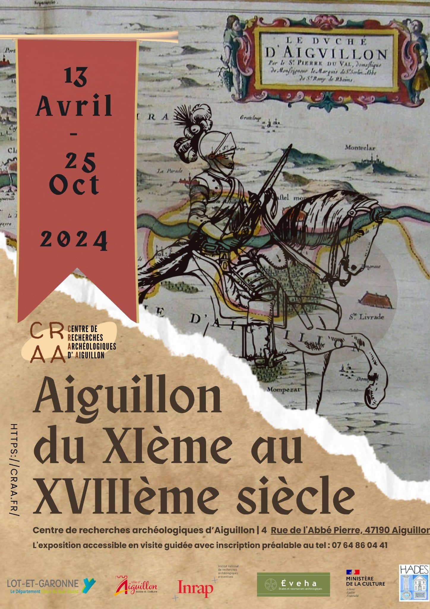 Exposition “Aiguillon du XIème au XVIIIème siècle”