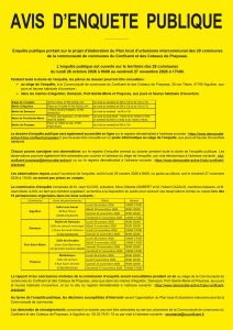 Avis d’enquête publique – PLUi